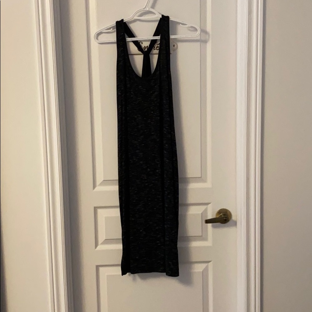 Sleeveless knot low back dress